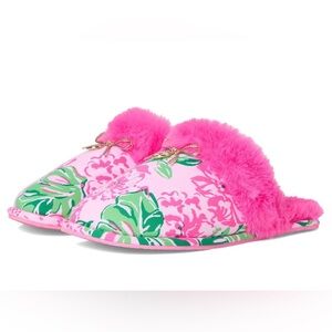 Lilly Pulitzer Harte Bow Slippers | EUC | Size 5/6 | (TC)